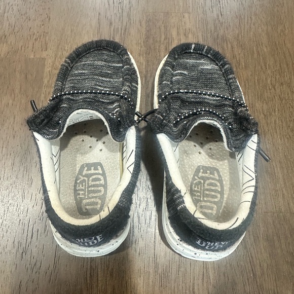 Hey Dude Other - Hey Dude Kids Shoes in Gray and White Size K7